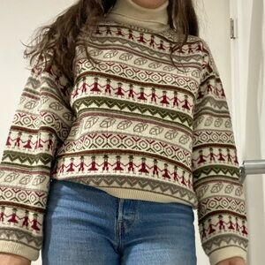 Vintage lambswool turtleneck sweater